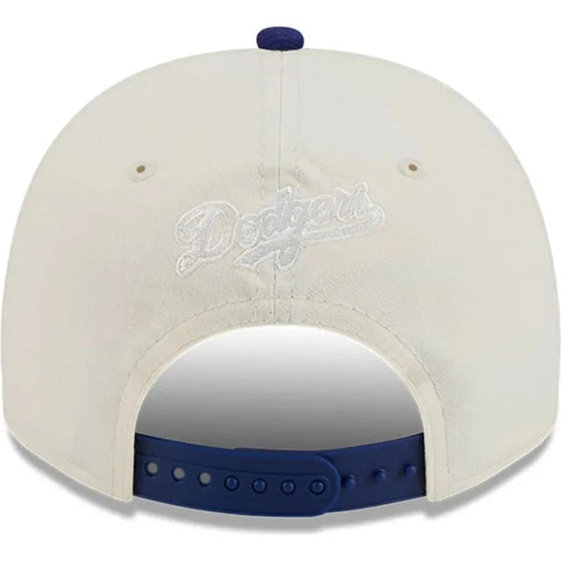 petten-gebogen-blauw-snapback-golfer-team-scribble-van-los-angeles-dodgers-mlb-van-new-era