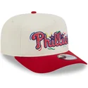 new-era-curved-brim-golfer-team-scribble-philadelphia-phillies-mlb-white-and-red-snapback-cap