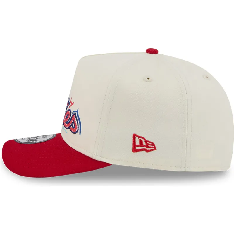 petten-gebogen-rood-snapback-golfer-team-scribble-van-philadelphia-phillies-mlb-van-new-era