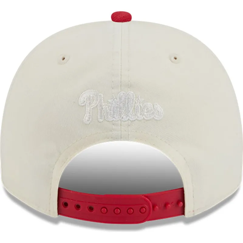 petten-gebogen-rood-snapback-golfer-team-scribble-van-philadelphia-phillies-mlb-van-new-era