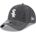 new-era-curved-brim-9twenty-washed-contrast-chicago-white-sox-mlb-grey-adjustable-cap