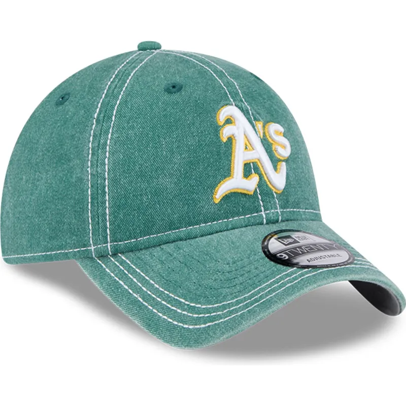 petten-gebogen-groen-verstelbaar-9twenty-washed-contrast-van-oakland-athletics-mlb-van-new-era petten-gebogen-groen-verstelbaar-9twenty-washed-contrast-van-oakland-athletics-mlb-van-new-era