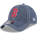 gorra-curva-azul-ajustable-9twenty-washed-contrast-de-boston-red-sox-mlb-de-new-era