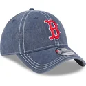 niebieska-zakrzywiona-czapka-regulowana-9twenty-washed-contrast-boston-red-sox-mlb-od-new-era