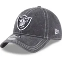 casquette-courbee-grise-ajustable-9twenty-washed-contrast-las-vegas-raiders-nfl-new-era