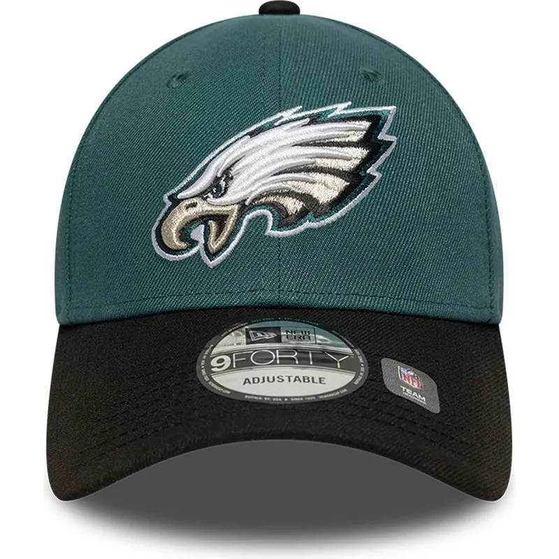 petten-gebogen-groen-verstelbare-band-9forty-the-league-van-philadelphia-eagles-nfl-van-new-era