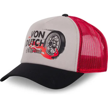 Petten gebogen meerkleurig snapback , CREW21 van Von Dutch