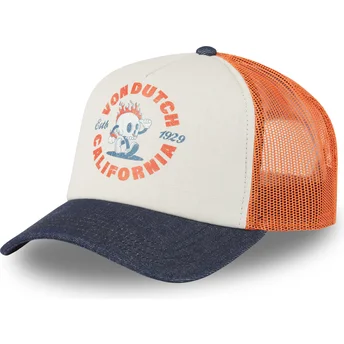 Petten gebogen meerkleurig snapback , CREW22 van Von Dutch