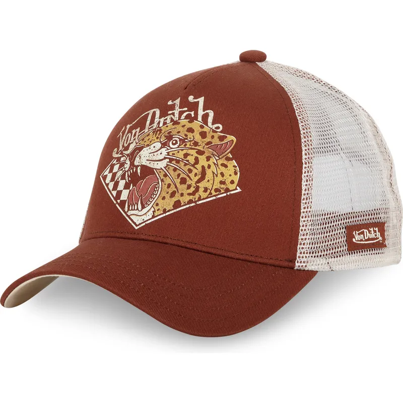 braune-und-beige-gue-trucker-kappe-von-von-dutch