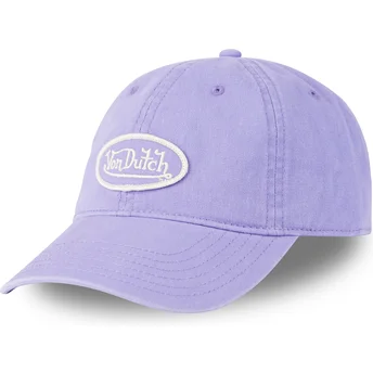 Casquette courbée violette ajustable LOG LAV Von Dutch