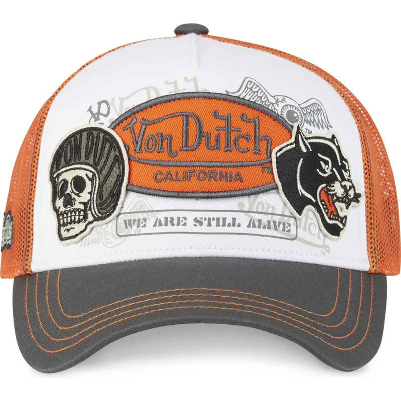 weisse-orangefarbene-und-graue-trucker-kappe-patches06-von-von-dutch