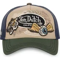 trucker-kasket-beige-bla-og-gron-patches07-fra-von-dutch