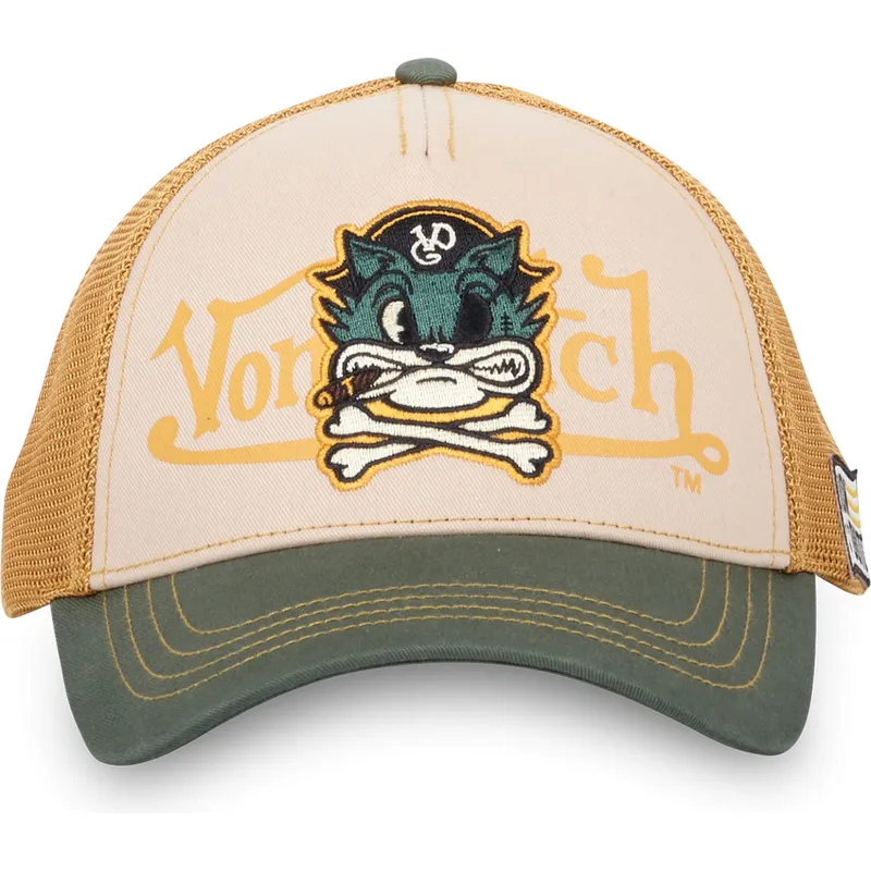 trucker-cap-beige-und-grun-pir-cb-von-von-dutch