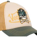 von-dutch-pir-cb-beige-og-gron-trucker-kasket