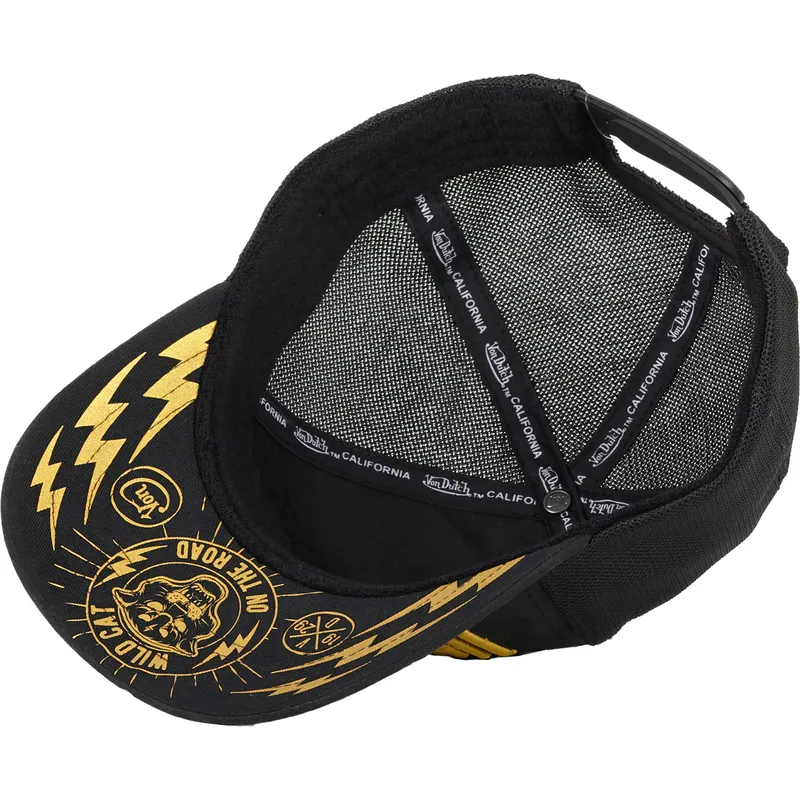 casquette-trucker-noire-rock03-von-dutch