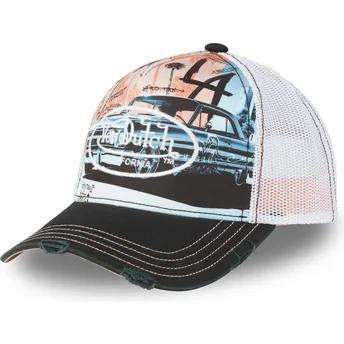 Petten gebogen meerkleurig snapback SUBL03 van Von Dutch