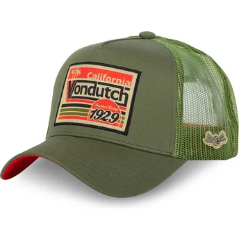 Casquette trucker verte SURF07 Von Dutch