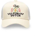 casquette-trucker-beige-et-blanche-surf10-von-dutch