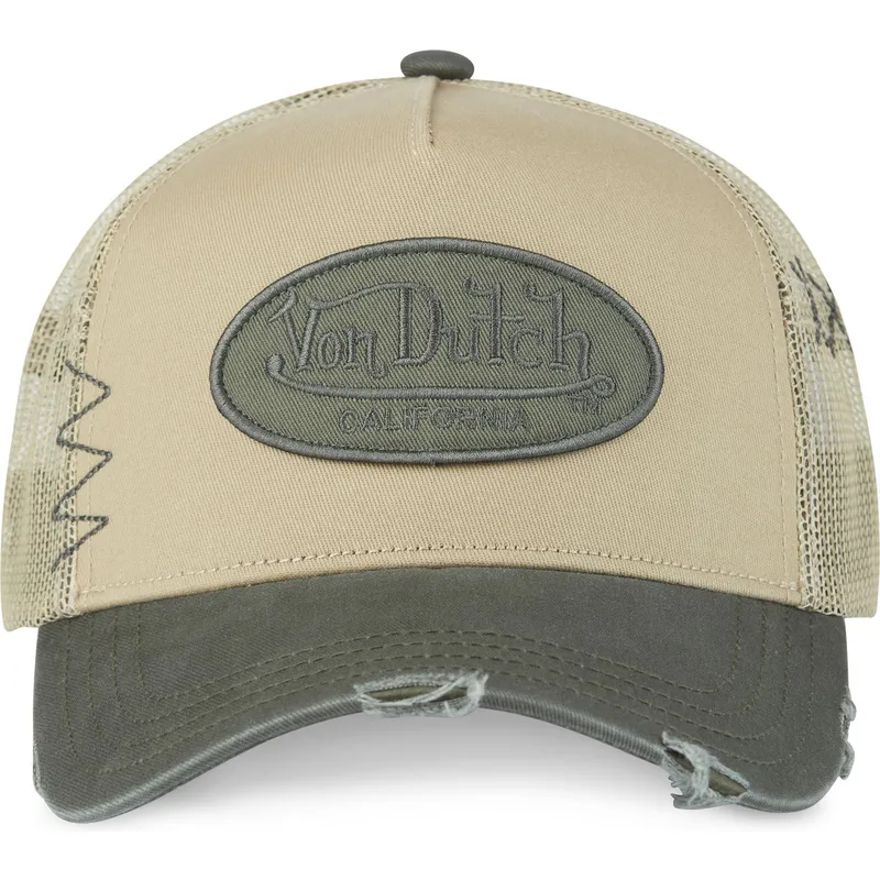 bezowo-zielona-czapka-trucker-used-02-od-von-dutch