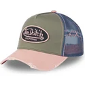 czapka-trucker-zielona-niebieska-i-rozowa-used-03-od-von-dutch