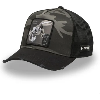 Capslab Looney Tunes LOO11 BD Multicolor Trucker-Kappe Bugs Bunny und Daffy Duck