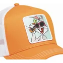 casquette-trucker-orange-et-blanche-bugs-bunny-loo11-bug2-looney-tunes-capslab