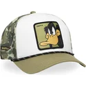 casquette-trucker-blanche-et-camouflage-daffy-duck-loo11-cam-looney-tunes-capslab