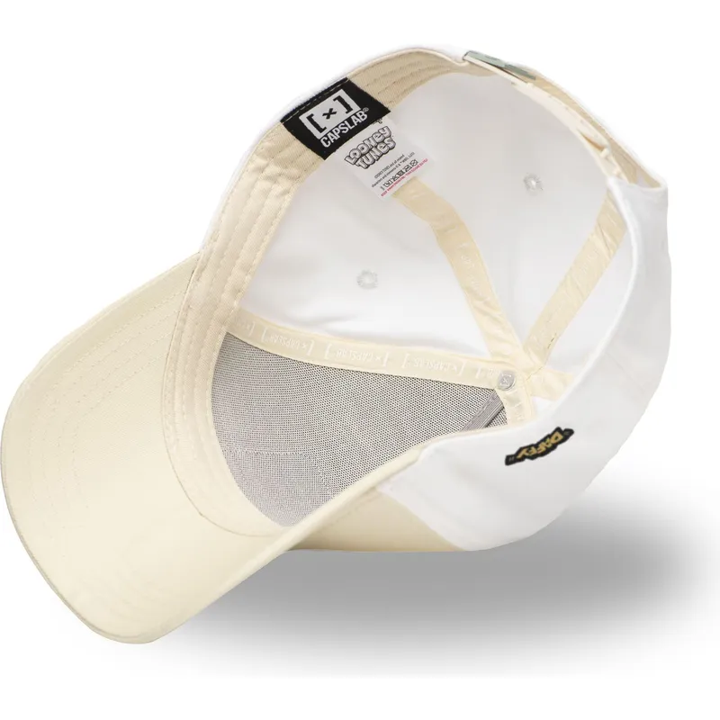 buet-beige-og-hvid-snapback-kasket-daffy-duck-loo11-daf2-looney-tunes-fra-capslab