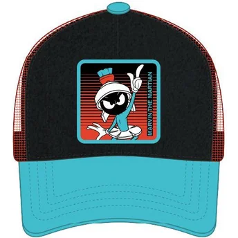 Gorra trucker negra y azul Marvin el Marciano LOO11 MAR Looney Tunes de Capslab