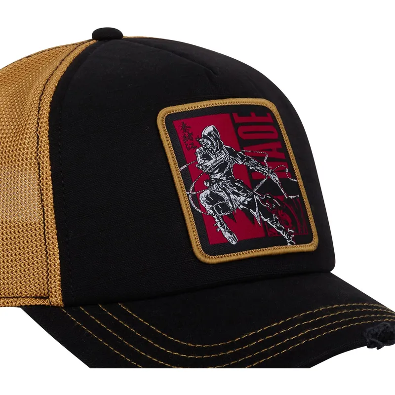 cappellino-trucker-nero-e-giallo-fujibayashi-naoe-nao2-assassin-s-creed-di-capslab
