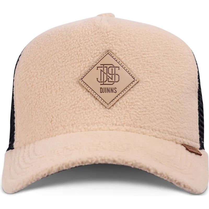 petten-gebogen-bruin-snapback-hft-pole-fleece-van-djinns