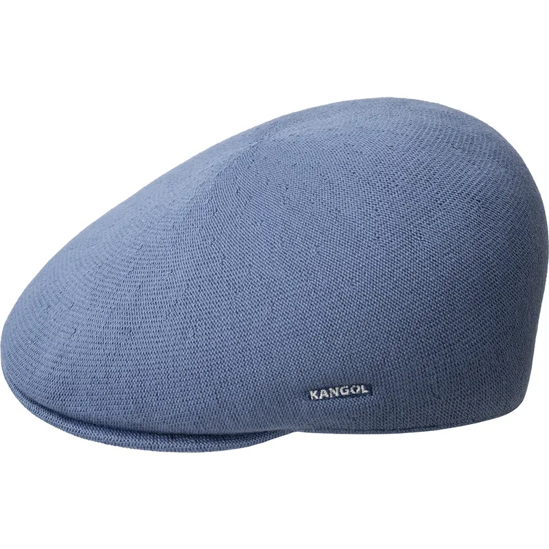 baretten-blauw-bamboo-507-denim-blue-van-kangol