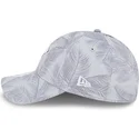 verstellbare-graue-damen-cap-mit-gebogenem-schirm-9twenty-leaf-open-back-spring-training-fan-pack-2025-der-new-york-yankees-mlb-