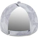 verstellbare-graue-damen-cap-mit-gebogenem-schirm-9twenty-leaf-open-back-spring-training-fan-pack-2025-der-new-york-yankees-mlb-