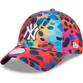 Gorra curva multicolor ajustable para mujer 9TWENTY Spots Spring Training Fan Pack 2025 de New York Yankees MLB de New Era