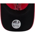 verstellbare-rosa-damen-cap-mit-gebogenem-schirm-9twenty-pattern-spring-training-fan-pack-2025-der-new-york-yankees-mlb-von-new-
