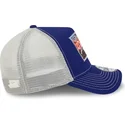 casquette-trucker-bleue-et-blanche-9forty-a-frame-patch-spring-training-fan-pack-2025-los-angeles-dodgers-mlb-new-era