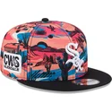 casquette-plate-multicolore-snapback-9fifty-printed-spring-training-fan-pack-2025-chicago-white-sox-mlb-new-era