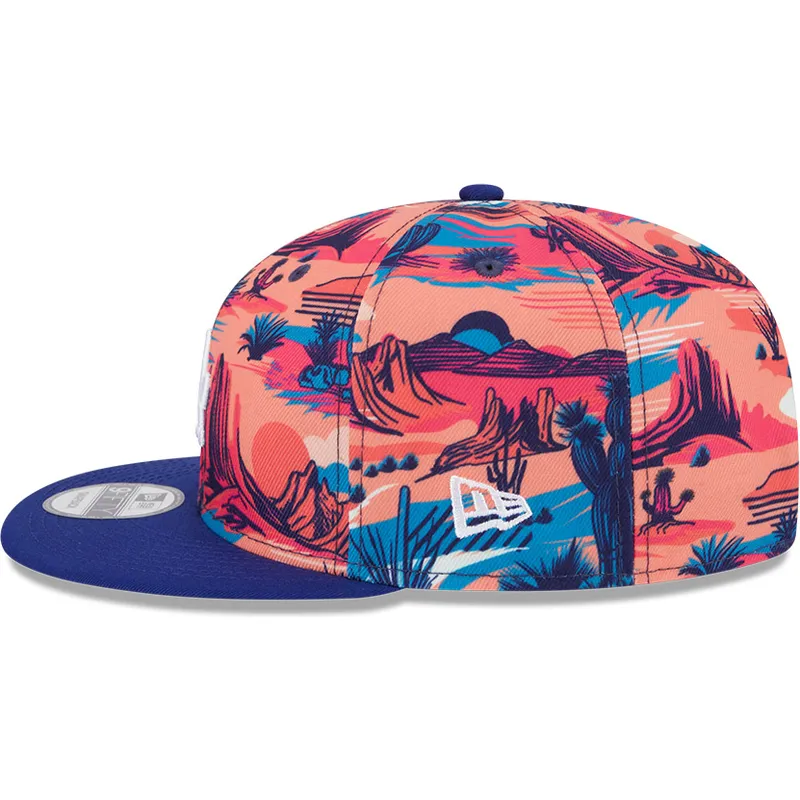 cappello-piatto-multicolore-snapback-9fifty-printed-spring-training-fan-pack-2025-dei-los-angeles-dodgers-mlb-di-new-era