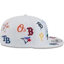 cappello-piatto-bianco-snapback-9fifty-scatter-spring-training-fan-pack-2025-di-mlb-grapefruit-league-logo-di-new-era