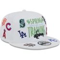 vit-platt-skarmsnapbackkeps-9fifty-scatter-spring-training-fan-pack-2025-med-mlb-cactus-league-logotyp-fran-new-era