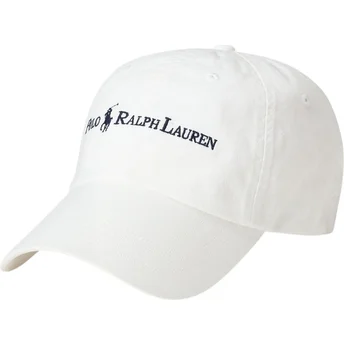 Petten gebogen wit verstelbare band Classic Sport van Polo Ralph Lauren