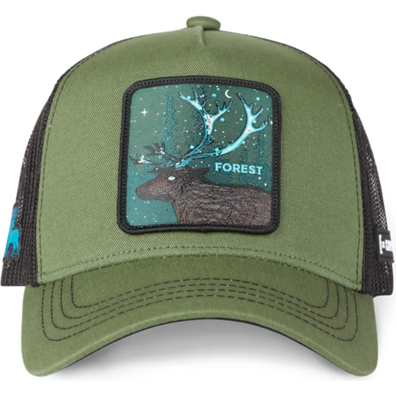 petten-gebogen-groen-snapback-hert-beasts-van-capslab