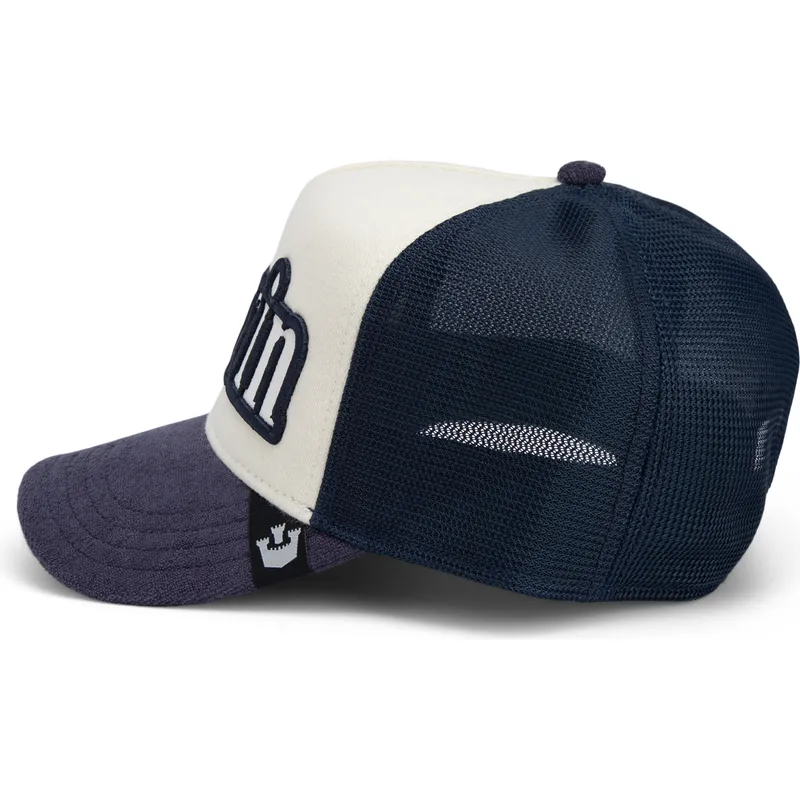 petten-gebogen-marineblauw-snapback-flavor-wordmark-french-terry-the-farm-van-goorin-bros