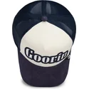 cappellino-trucker-beige-e-blu-marino-full-flavor-wordmark-french-terry-di-goorin-bros