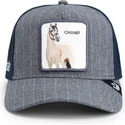marinebla-trucker-kasket-med-hest-suited-champ-business-professional-the-farm-fra-goorin-bros