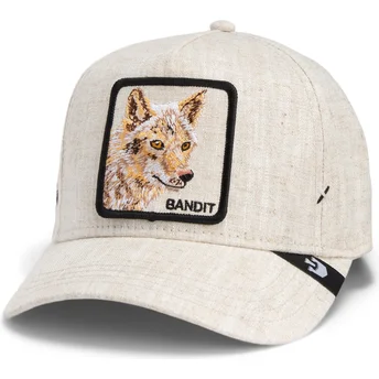Petten gebogen beige snapback Bandit Cloth Rugged Comfort The Farm van Goorin Bros.