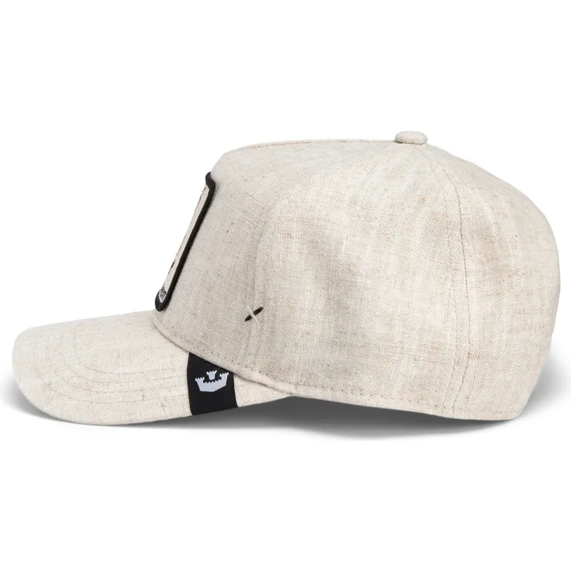 buet-beige-snapback-kasket-bandit-coyote-cloth-rugged-comfort-the-farm-fra-goorin-bros