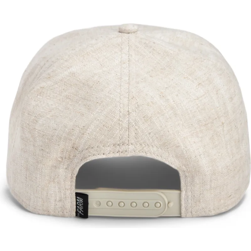 bojd-beige-snapback-keps-bandit-coyote-cloth-rugged-comfort-the-farm-fran-goorin-bros