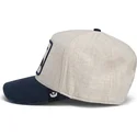 gorra-curva-beige-y-azul-marino-snapback-caballo-rogue-thread-rebel-rugged-comfort-the-farm-de-goorin-bros